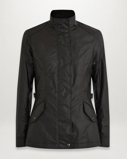 Veste Cirée Belstaff Femme Adeline Vert Olive Coton France JM8520946